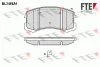 BL2468A1 FTE Комплект тормозных колодок, дисковый тормоз