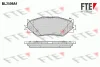 BL2509A1 FTE Комплект тормозных колодок, дисковый тормоз