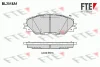 BL2518A1 FTE Комплект тормозных колодок, дисковый тормоз