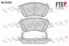 BL2555A1 FTE Комплект тормозных колодок, дисковый тормоз