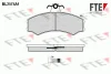 BL2574A1 FTE Комплект тормозных колодок, дисковый тормоз