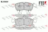 BL2646A1 FTE Комплект тормозных колодок, дисковый тормоз