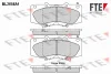 BL2658A1 FTE Комплект тормозных колодок, дисковый тормоз