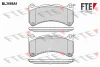 BL2666A1 FTE Комплект тормозных колодок, дисковый тормоз