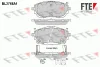 BL2768A1 FTE Комплект тормозных колодок, дисковый тормоз