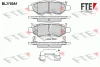 BL2780A1 FTE Комплект тормозных колодок, дисковый тормоз