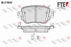 BL2788A1 FTE Комплект тормозных колодок, дисковый тормоз