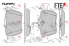 BL2880A1 FTE Комплект тормозных колодок, дисковый тормоз