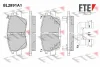 BL2891A1 FTE Комплект тормозных колодок, дисковый тормоз