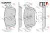 BL2901B1 FTE Комплект тормозных колодок, дисковый тормоз