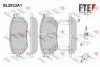 BL2922A1 FTE Комплект тормозных колодок, дисковый тормоз