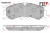 BL2937A1 FTE Комплект тормозных колодок, дисковый тормоз