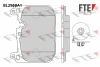 BL2968A1 FTE Комплект тормозных колодок, дисковый тормоз