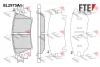 BL2975A1 FTE Комплект тормозных колодок, дисковый тормоз