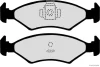Превью - J3600301 HERTH+BUSS Комплект тормозных колодок, дисковый тормоз (фото 2)