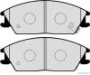 Превью - J3600515 HERTH+BUSS Комплект тормозных колодок, дисковый тормоз (фото 2)