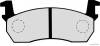 Превью - J3601003 HERTH+BUSS Комплект тормозных колодок, дисковый тормоз (фото 2)