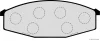 Превью - J3601034 HERTH+BUSS Комплект тормозных колодок, дисковый тормоз (фото 2)