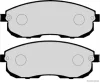 Превью - J3601097 HERTH+BUSS Комплект тормозных колодок, дисковый тормоз (фото 2)