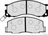 Превью - J3602050 HERTH+BUSS Комплект тормозных колодок, дисковый тормоз (фото 2)