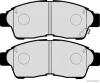 Превью - J3602064 HERTH+BUSS Комплект тормозных колодок, дисковый тормоз (фото 2)