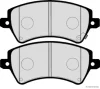 Превью - J3602101 HERTH+BUSS Комплект тормозных колодок, дисковый тормоз (фото 2)