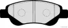 Превью - J3602119 HERTH+BUSS Комплект тормозных колодок, дисковый тормоз (фото 2)