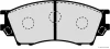 Превью - J3603040 HERTH+BUSS Комплект тормозных колодок, дисковый тормоз (фото 2)