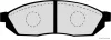 Превью - J3604004 HERTH+BUSS Комплект тормозных колодок, дисковый тормоз (фото 2)