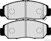Превью - J3604051 HERTH+BUSS Комплект тормозных колодок, дисковый тормоз (фото 2)