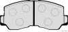 Превью - J3605002 HERTH+BUSS Комплект тормозных колодок, дисковый тормоз (фото 2)