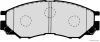 Превью - J3605035 HERTH+BUSS Комплект тормозных колодок, дисковый тормоз (фото 2)