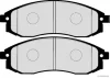 Превью - J3605061 HERTH+BUSS Комплект тормозных колодок, дисковый тормоз (фото 2)