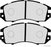 Превью - J3607005 HERTH+BUSS Комплект тормозных колодок, дисковый тормоз (фото 2)