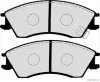 Превью - J3607006 HERTH+BUSS Комплект тормозных колодок, дисковый тормоз (фото 2)