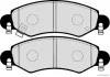 Превью - J3608027 HERTH+BUSS Комплект тормозных колодок, дисковый тормоз (фото 2)