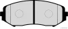 Превью - J3608028 HERTH+BUSS Комплект тормозных колодок, дисковый тормоз (фото 2)