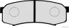 Превью - J3612010 HERTH+BUSS Комплект тормозных колодок, дисковый тормоз (фото 2)
