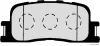 Превью - J3612024 HERTH+BUSS Комплект тормозных колодок, дисковый тормоз (фото 2)