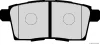 Превью - J3613009 HERTH+BUSS Комплект тормозных колодок, дисковый тормоз (фото 2)
