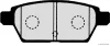 Превью - J3613021 HERTH+BUSS Комплект тормозных колодок, дисковый тормоз (фото 2)