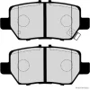 Превью - J3614018 HERTH+BUSS Комплект тормозных колодок, дисковый тормоз (фото 2)