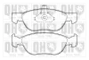 BP1382 QUINTON HAZELL Комплект тормозных колодок, дисковый тормоз