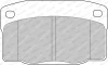 FDB1036 FERODO Комплект тормозных колодок, дисковый тормоз