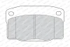 Превью - FDB1036 FERODO Комплект тормозных колодок, дисковый тормоз (фото 2)