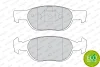 Превью - FDB1160 FERODO Комплект тормозных колодок, дисковый тормоз (фото 2)