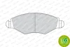 Превью - FDB1378 FERODO Комплект тормозных колодок, дисковый тормоз (фото 2)