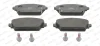 Превью - FDB1439 FERODO Комплект тормозных колодок, дисковый тормоз (фото 2)