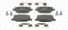 Превью - FDB1471 FERODO Комплект тормозных колодок, дисковый тормоз (фото 2)