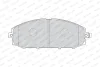 FDB1577 FERODO Комплект тормозных колодок, дисковый тормоз